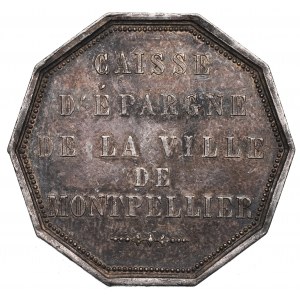 France, jeton de la Caisse d'épargne de Montpellier