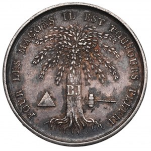 France, massonry medal