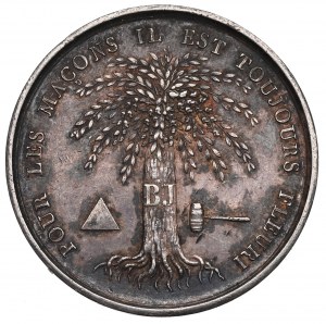 France, massonry medal