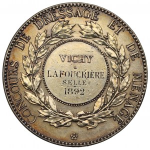 Francia, medaglia premio concorso hippy Vichy 1892