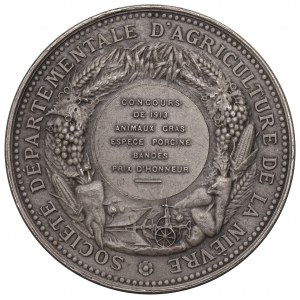 France, Nievre, award of honor agricultural exhibition 1913