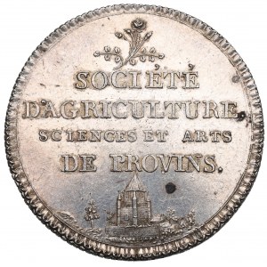 France, Medal Agriculture Society Provins
