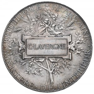 Francia, medaglia del Ministero dell'Interno - argento