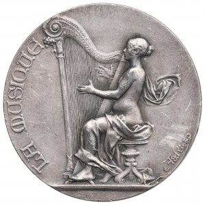 Francúzsko, medaila z hudobnej súťaže v Bourges 1897