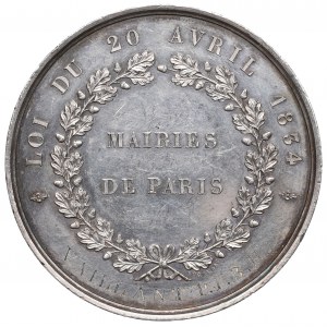 France, Paris Town Hall Award Medal