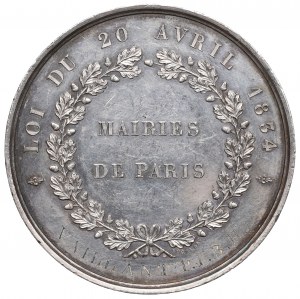 France, Paris Town Hall Award Medal