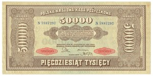 II RP, 50 000 marks polonais 1922 N