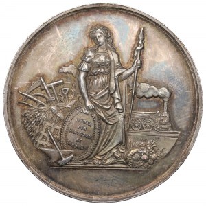 France, Medal Agriculture Society Chateau-Chinon