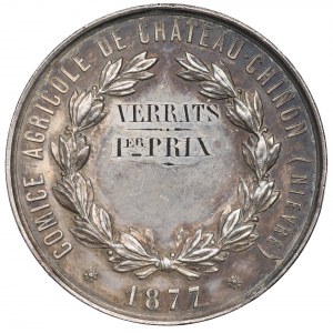 Francja, Medal nagrodowy Towarzystwo Rolnicze w Chateau-Chinon