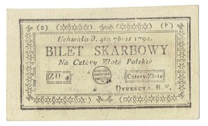 Insurekcja kościuszkowska, 4 złote 1794 - (2) (F)