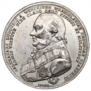 Silésie, médaille du général Balthasar Ludwig Wendessen - copie galvanique