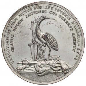 Slezsko, medaile generála Balthasara Ludwiga Wendessena - galvanická kopie