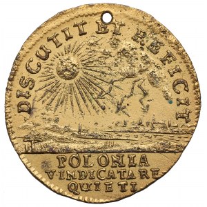 Poľsko, Pamätná medaila nemého sejmu 1717 - vzácna