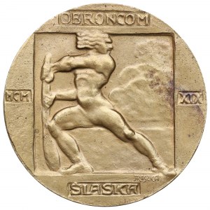 II RP, medaila Obrancom Sliezska - Raszka