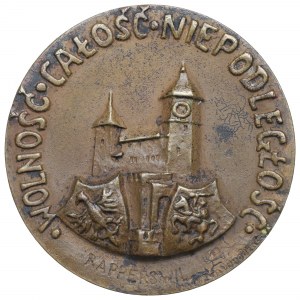Pologne, Tadeusz Kościuszko 1917 médaille - Édition Rapperswil