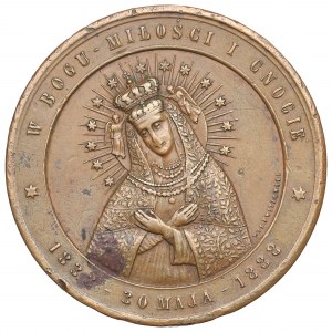 Polonia, medaglia celebrativa del 50° anniversario del matrimonio di Bronisław e Karolina Skarżyński 1888