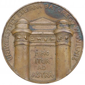 II RP, medaile Univerzity Stefana Batoryho ve Vilniusu 1929