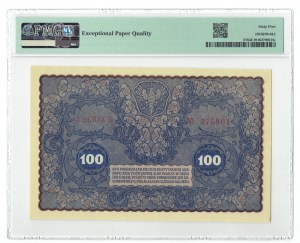 II RP, 100 poľských mariek 1919 IJ Serja B PMG 65 EPQ