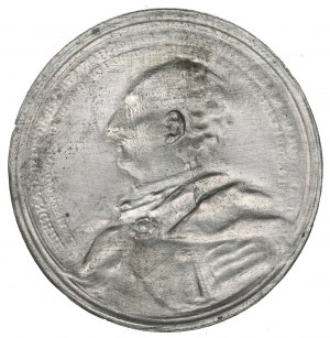 Polen, Einseitiger Druck einer Medaille Jan Małachowski 1748