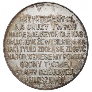 PRL, Medal Zamek Królewski w Warszawie 1979 srebro