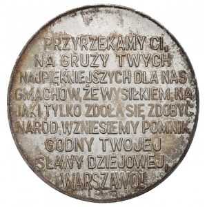 PRL, Královský zámek ve Varšavě medaile 1979 stříbrná