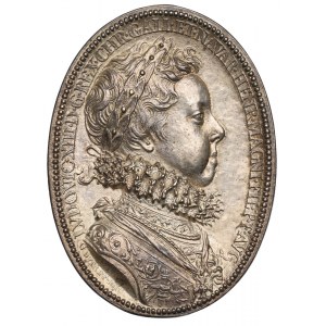 Francja, Medal Ludwik XIII, Nastanie króla i regentki 1610