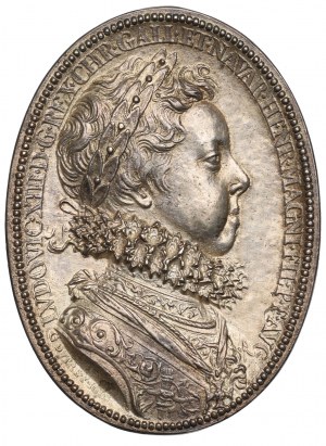 France, Medal of Louis XIII, The advent of the King and Regent 1610