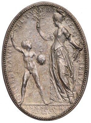 Francja, Medal Ludwik XIII, Nastanie króla i regentki 1610