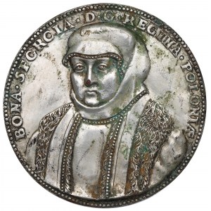 Zikmund II August, medaile Bona Sforza - kopie z 19. století