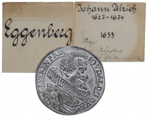 Čechy, Jan Ulrich, Thaler 1633, Praha - kopie z 19. století