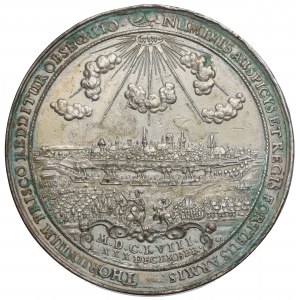 Johann II. Kasimir, Medaille 1658 Befreiung von Toruń von den Schweden - galvanische Kopie