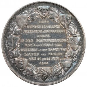 Suisse, Médaille du 500e anniversaire de l'entrée de Brno dans la Confédération 1853