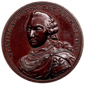 Stanislaw August Poniatowski, Medal 1768 equalizing dissidents with Catholics