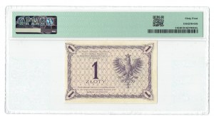 II RP, 1 złoty 1919 S. 91 D- PMG 64