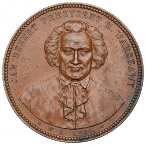 Polska, Medal Jan Dekert 1891, 100-lecie Sejmu Czteroletniego
