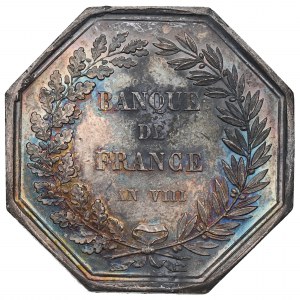 Francúzsko, medaila Francúzskej banky (1799-1800)