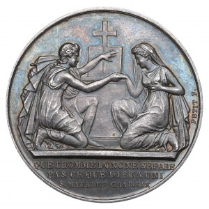 Francia, medaglia nuziale 1878