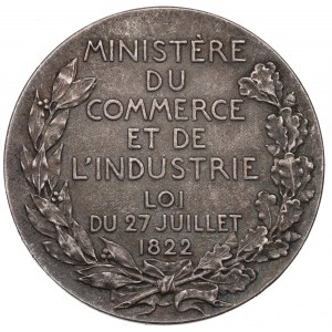 France, Ministère de l'Industrie et du Commerce Médaille 1822