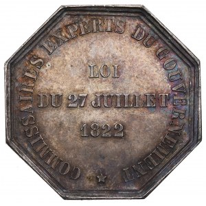 Francie, medaile vládního komisariátu Experti 1831