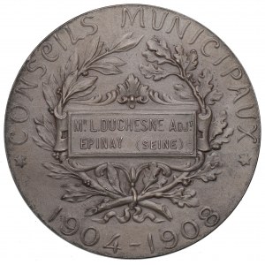 Francja, Medal nagrodowy Rada Miejska 1904-08 Epinay