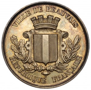 Francúzsko, medaila z výstavy v Beauvais 1879