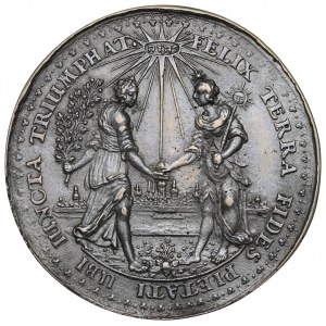 Ladislas IV Vasa, médaille de la trêve de Štumska Vesse 1635 (1642), Höhn - copie ancienne