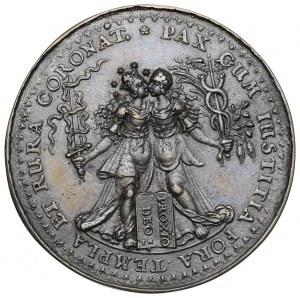 Ladislas IV Vasa, médaille de la trêve de Štumska Vesse 1635 (1642), Höhn - copie ancienne