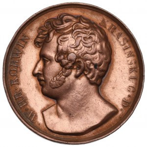 Pologne, Médaille du Comte Wincenty Korwin Krasinski 1814 - ancienne copie