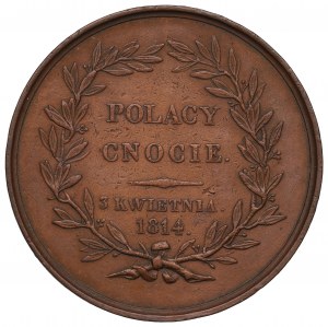 Polen, Medaille des Grafen Wincenty Korwin Krasinski 1814 - alte Kopie