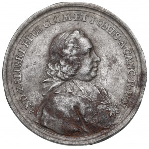 Polsko, Medaile Andrzeje Załuského 1745 - stará kopie (Białogon)