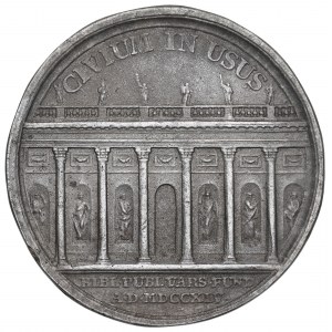 Polen, Medaille von Andrzej Załuski 1745 - alte Kopie (Białogon)