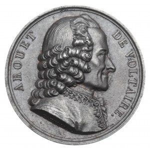Francja, Medal Voltaire - stara kopia