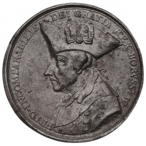 Niemcy, Medal na pamiątkę śmierci Fryderyka Wielkiego 1786 - stara kopia