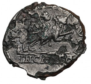 Roman Empire, Caracalla, Denarius subaeratus